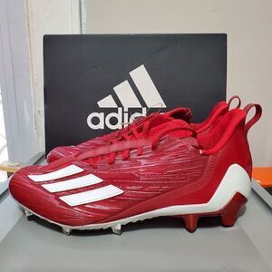 Adidas Adizero Mens Sz 11 Red White Football Clear Sneaker Hp8749